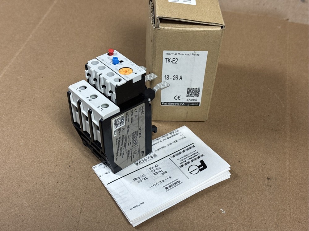 NEW FUJI ELECTRIC TK-E2 18-26A Thermal Overload Relay TK-E2-2600 TK51E FAST SHIP