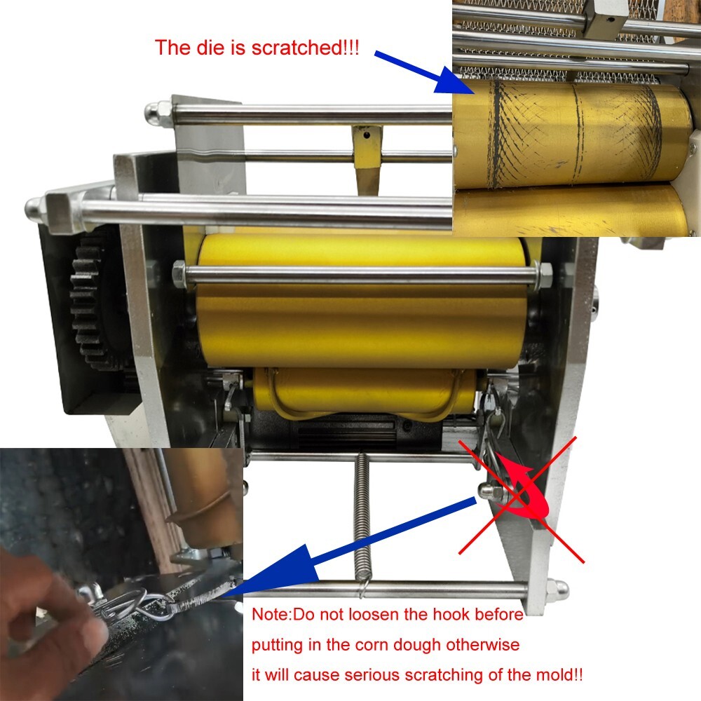 Electric Tortilla maker Tortilla Making Machine 5.9" Auto Corn Chapatti Machine
