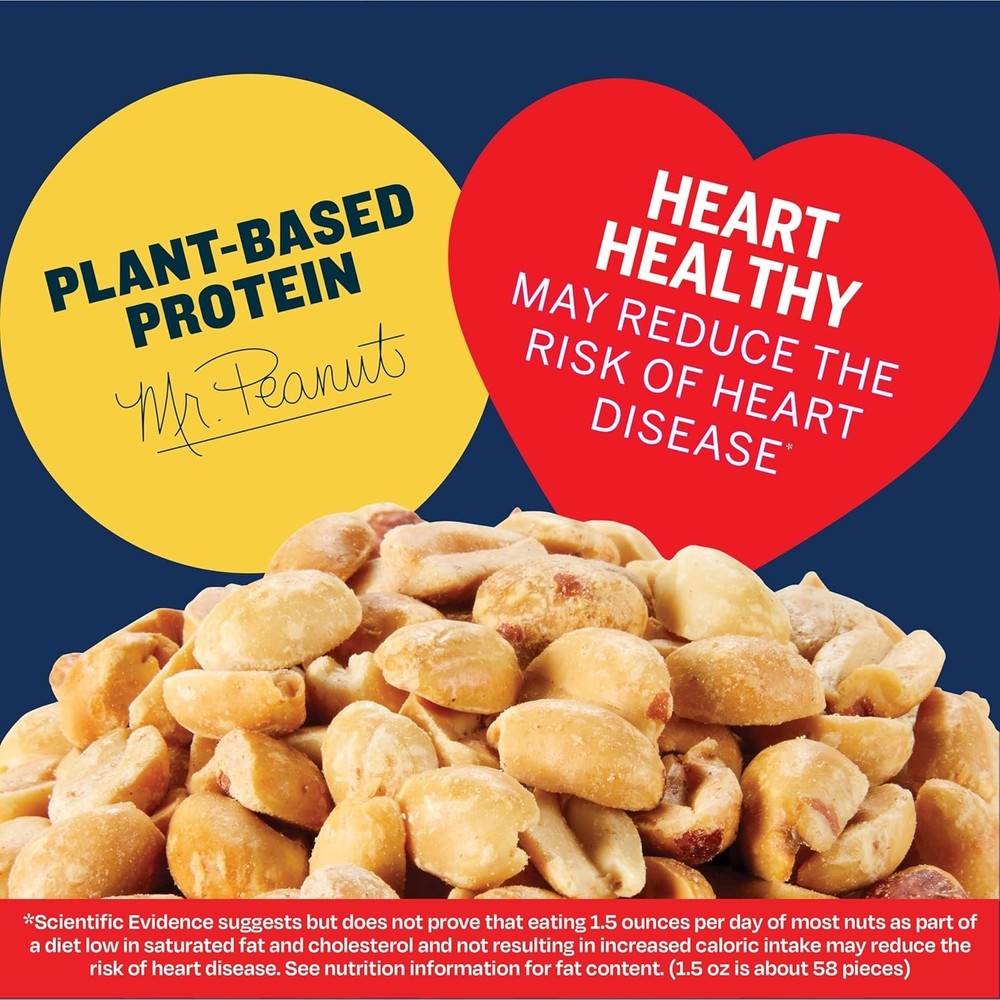 Unsalted Dry Roasted Peanuts 16 oz (12-Pack)