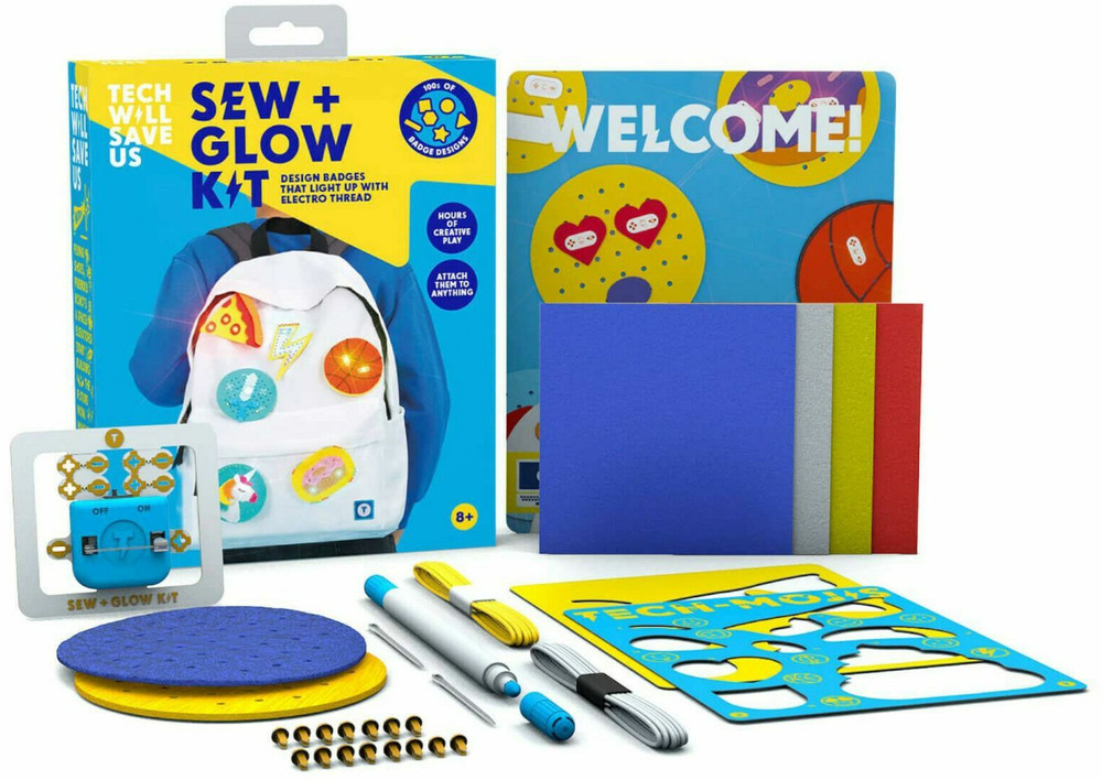 NEW Tech Will Save Us Sew and Glow Kit Sewing Circuits Electronic STEM Activity