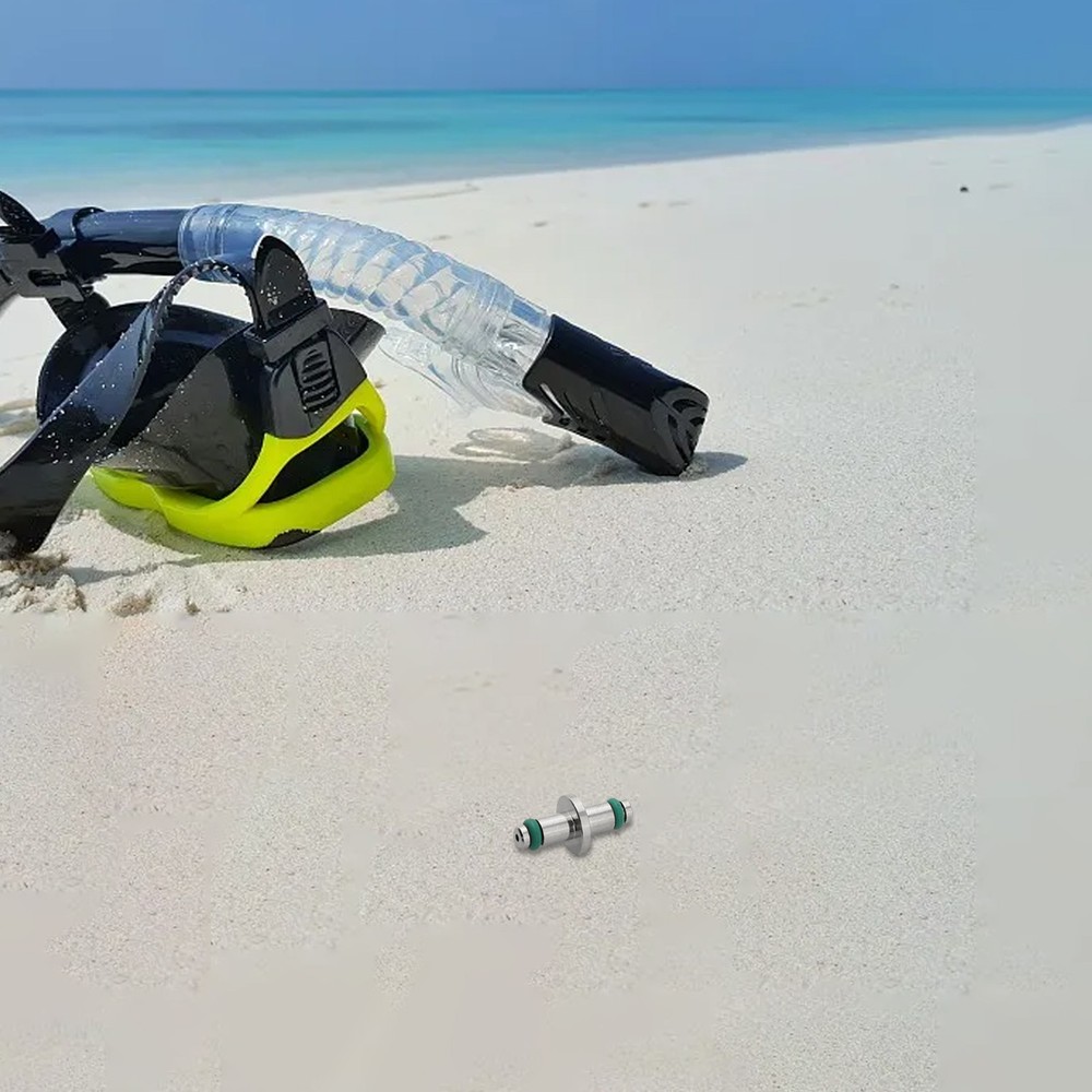 High Temperature Resistant Diving Pressure Gauge Vent Valve Core Silver