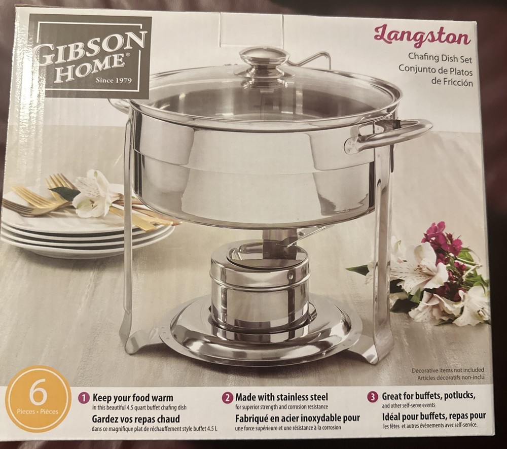 Gibson Home Langston Chafing Dish Set