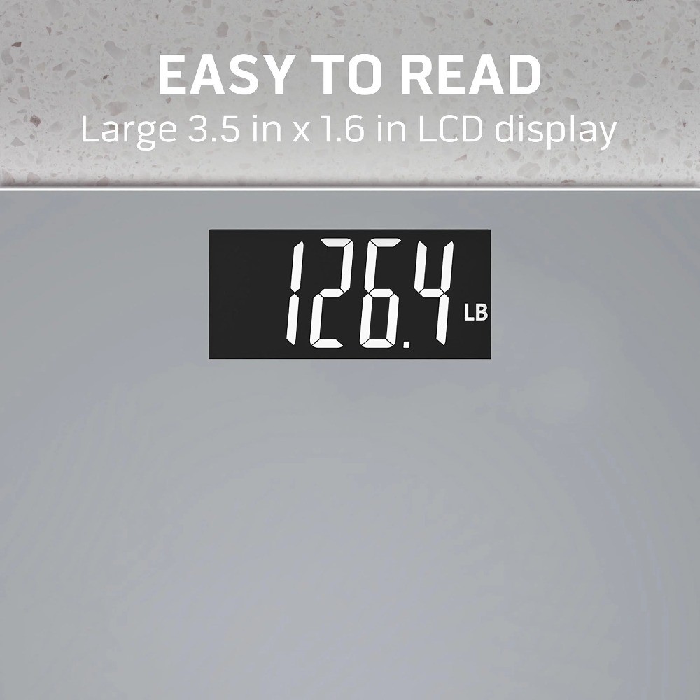 Extra Wide Platform Digital Bathroom Scale with Advanced Technology