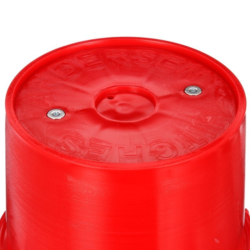 Trailer Jack Block Stabilizer RV Trailer Easy Install Stackable Magnet Base Red