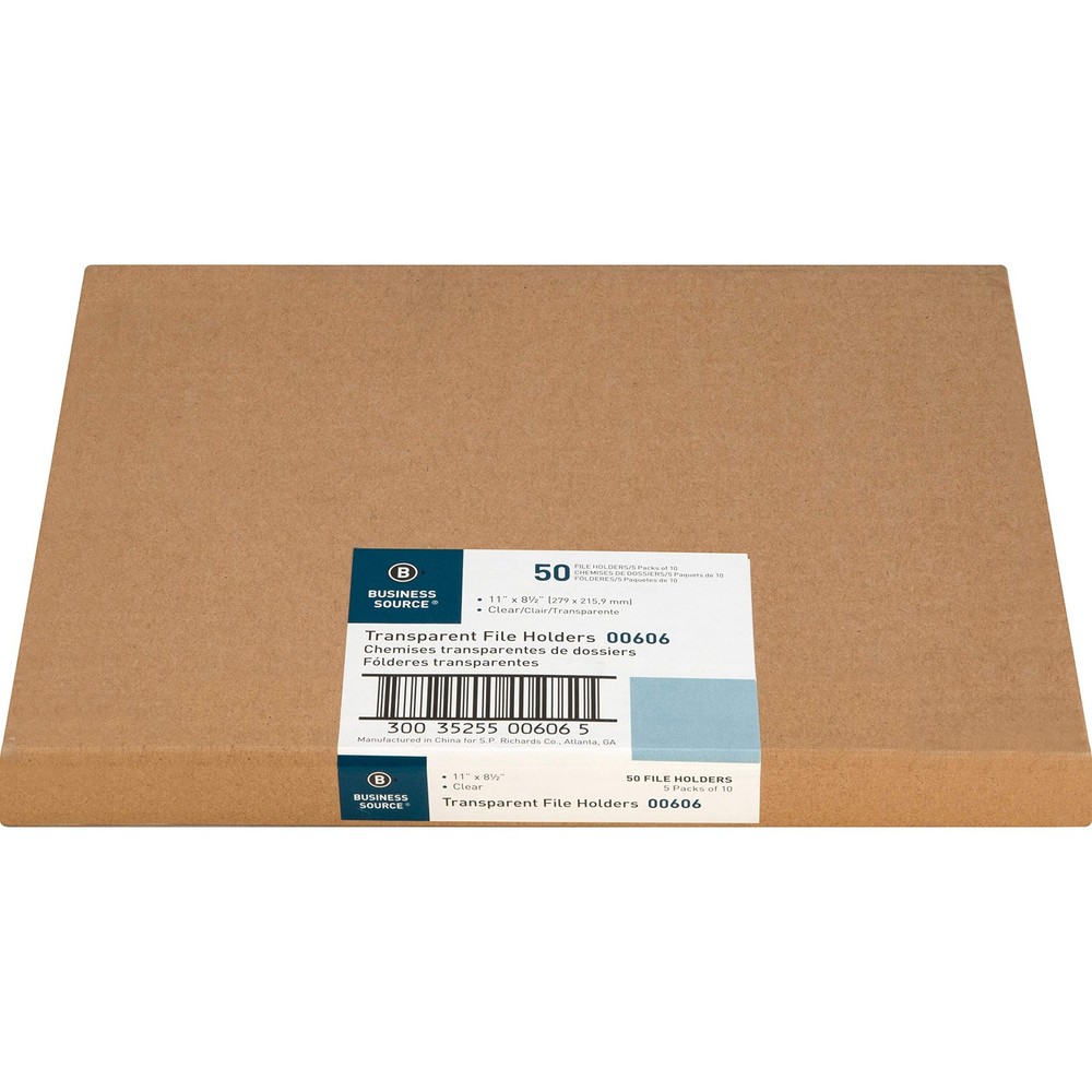 File Sleeve, Clear (00606BX)