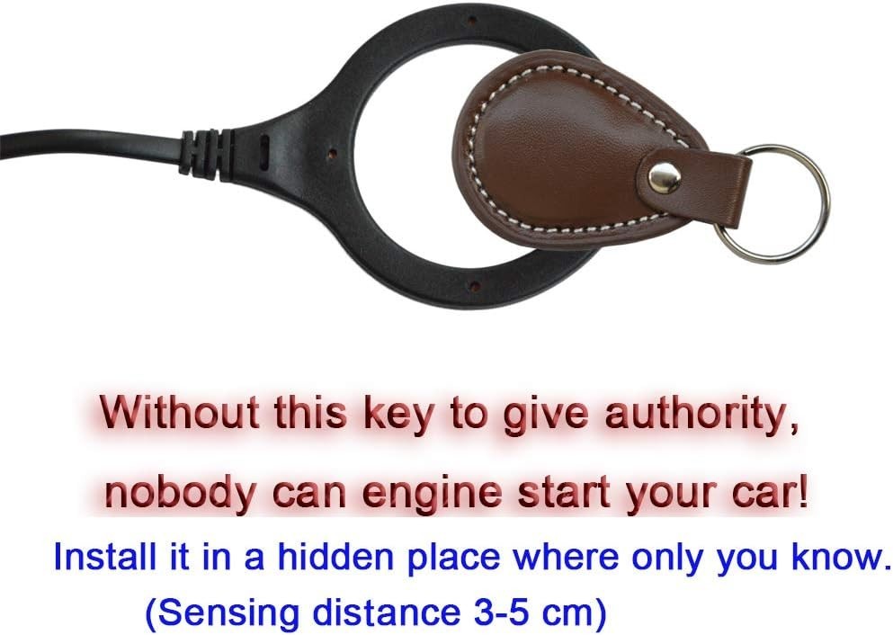 BANVIE Car RFID Push to Start Ignition Kit, Keyless Go Engine Start Stop Button