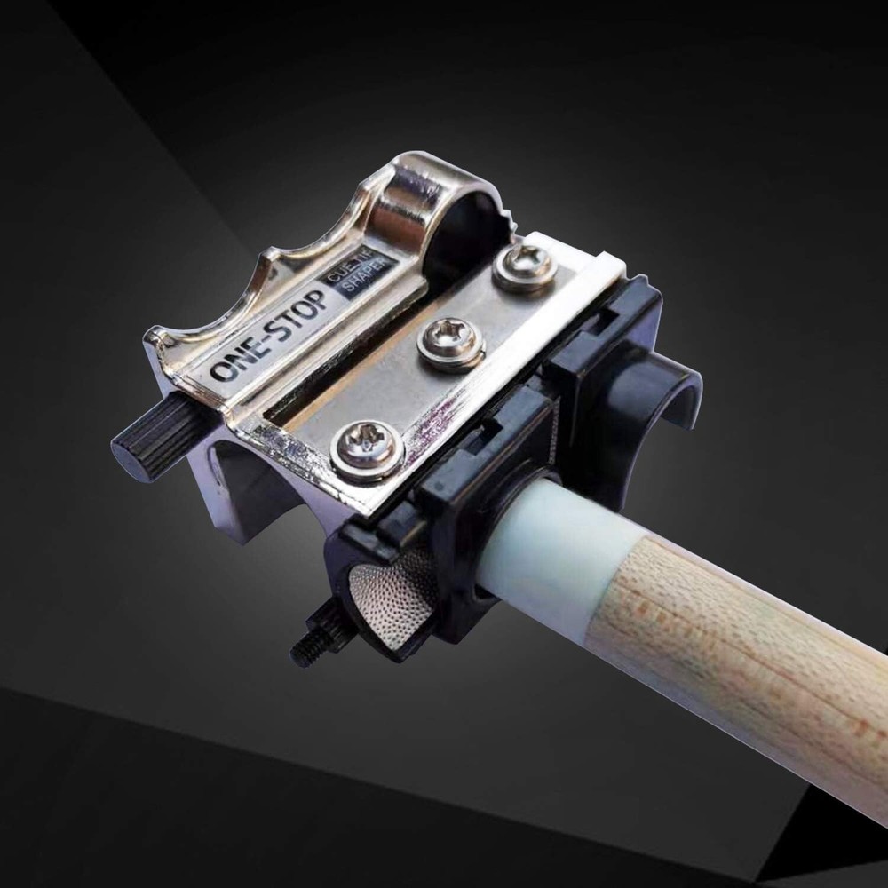 Versatile Billiard Tip Repair Tool - Shape and Maintain Your Cue Effortlessly