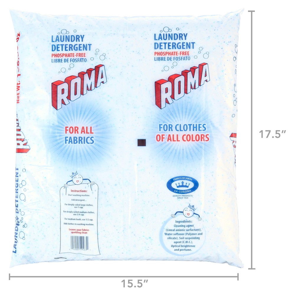 Roma Laundry Detergent, 176.36 Ounce,NEW