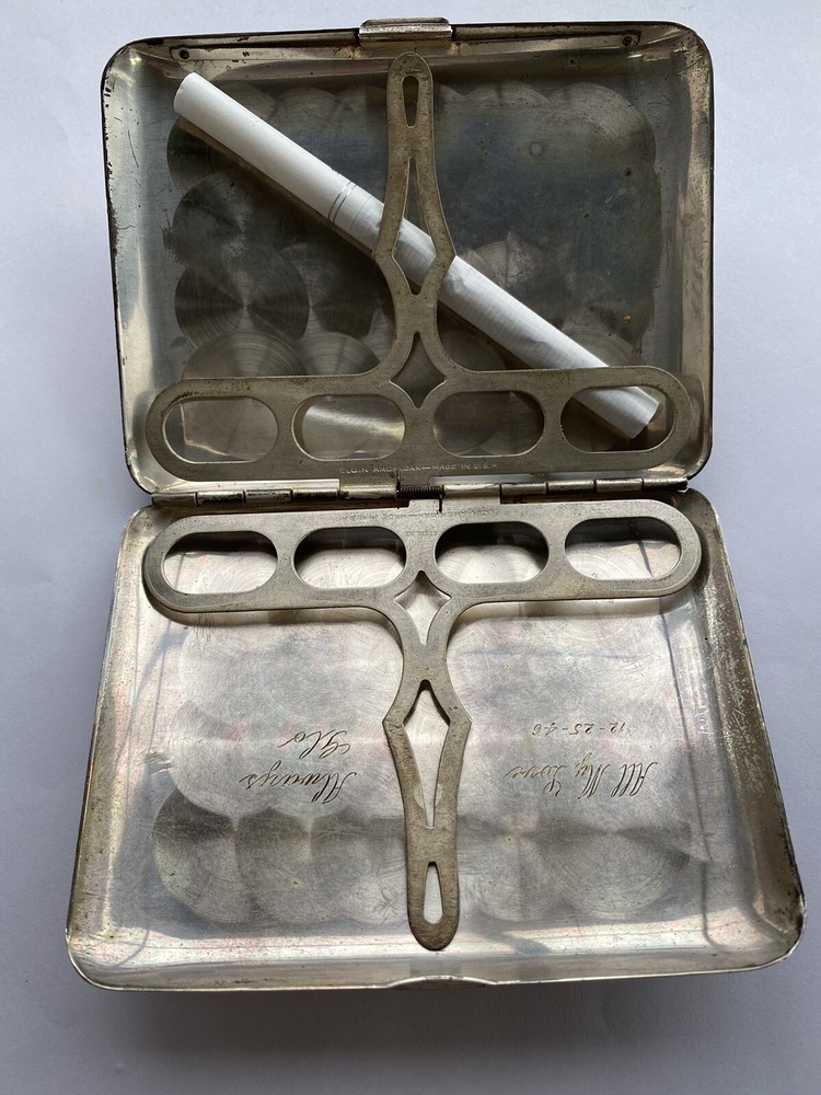 STERLING SILVER CIGARETTE CASE