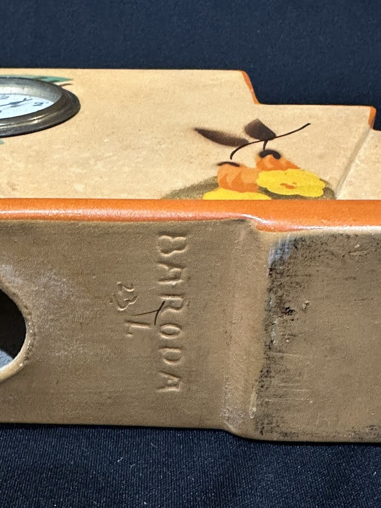 Art Deco Ceramic Mantle Clock circa 1930