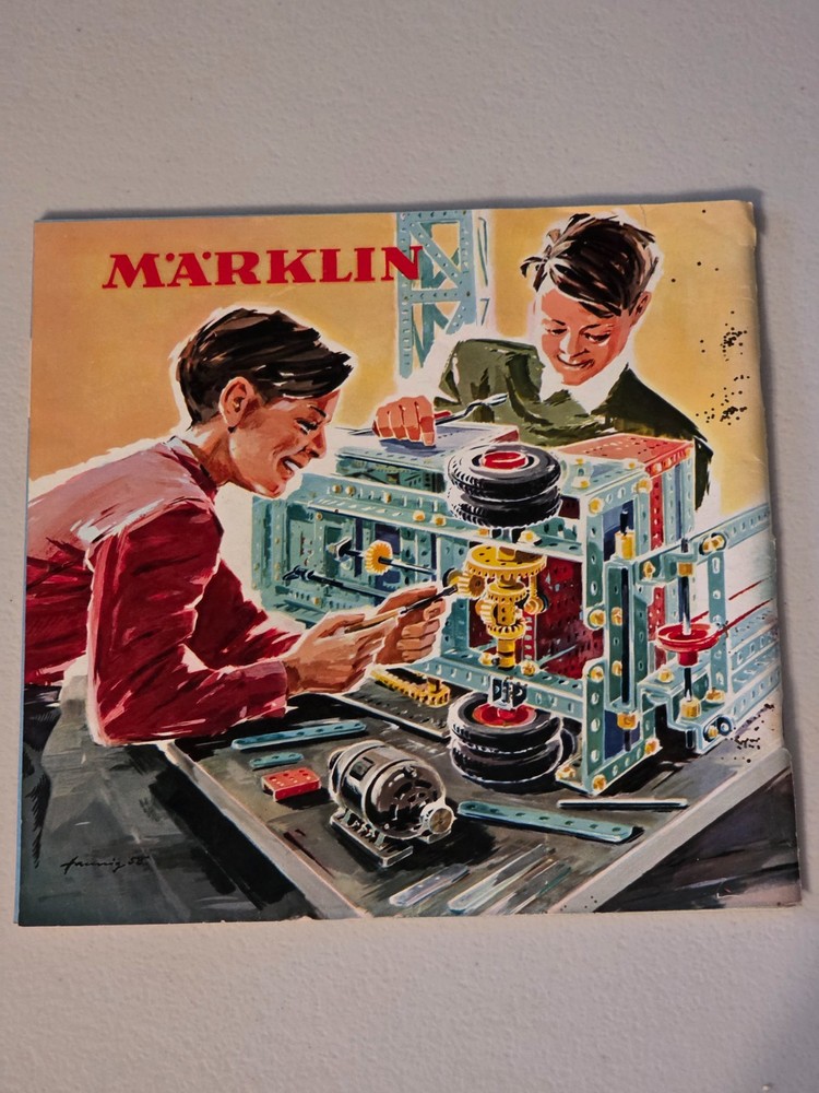 Marklin 58 D DM Model Train Catalog HO E12 35 Illustrated German