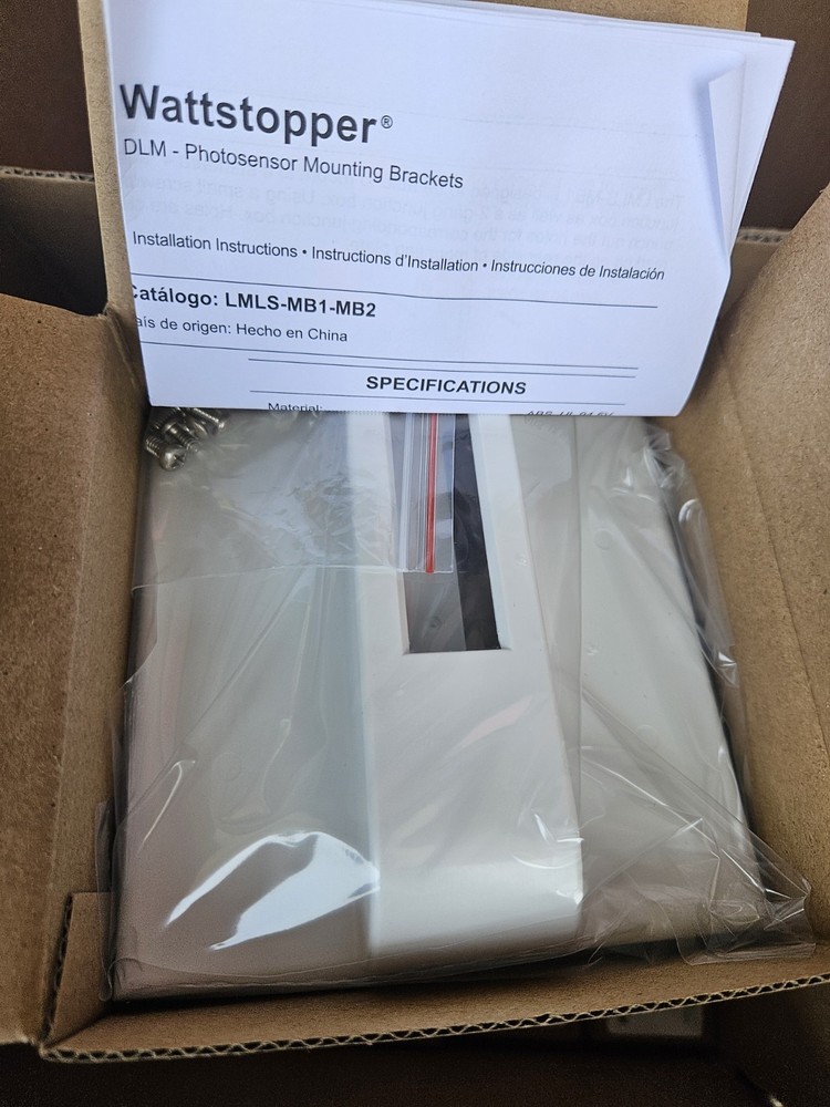 Wattstopper LMLS-MB1 Photosensor Mounting Bracket Ceiling Mount—White