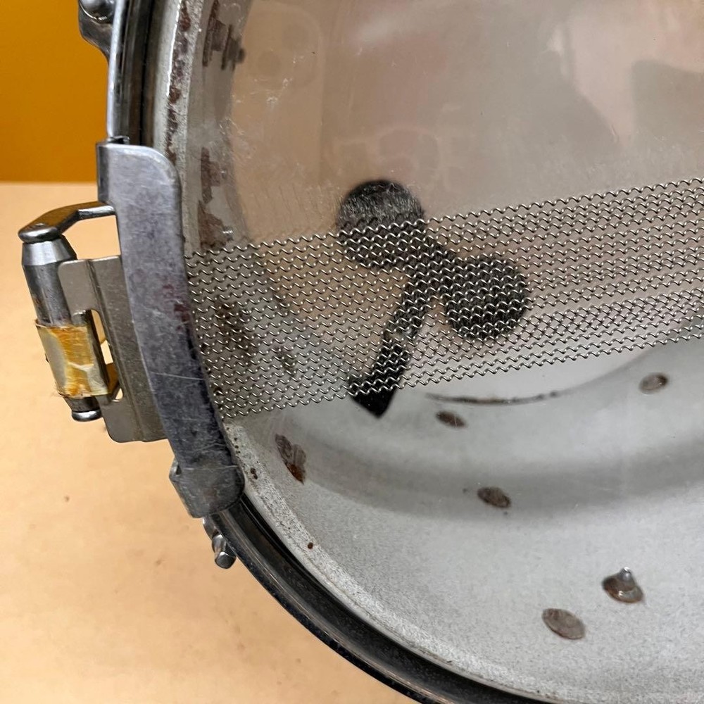 Yamaha MS-514A Marching Snare Drum with Rust and Dirt Inside