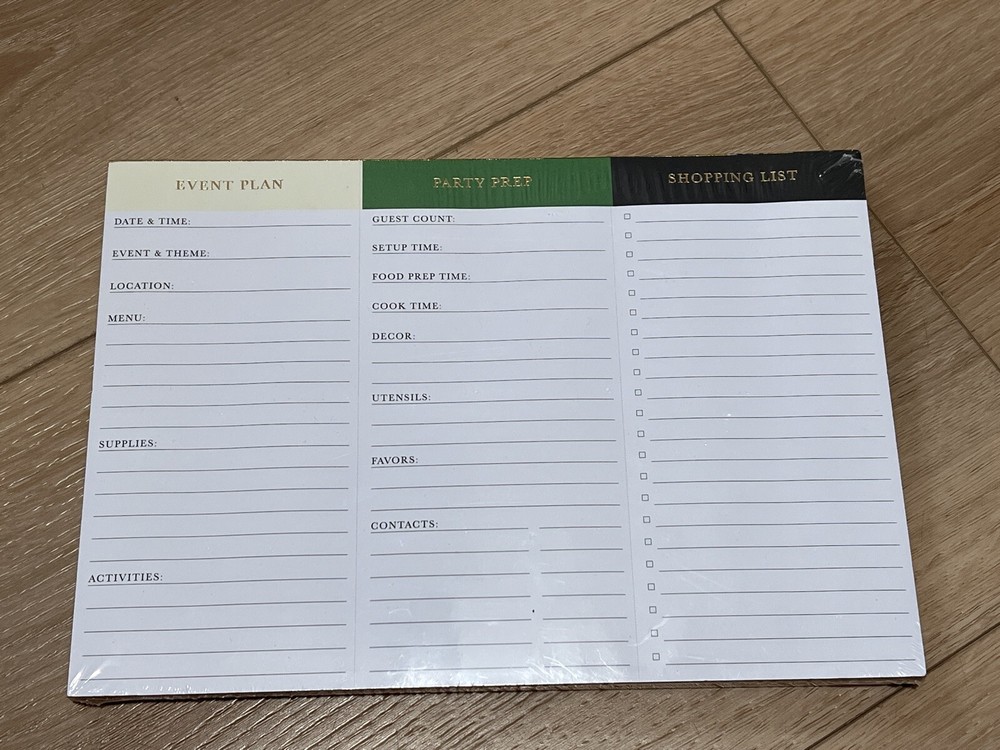 Party Planning Notepad - Kate Spade New York x Target