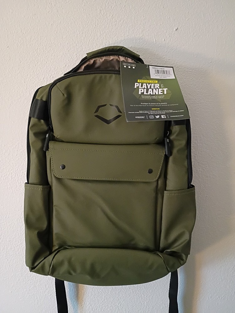 Evoshield Exec Lifestyle/Coaching Baseball & Softball Backpack Olive WB57178 03