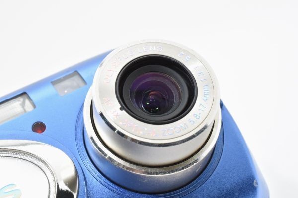 OLYMPUS μ-30 DIGITAL Blue Compact Digital Camera Tested Working Japan