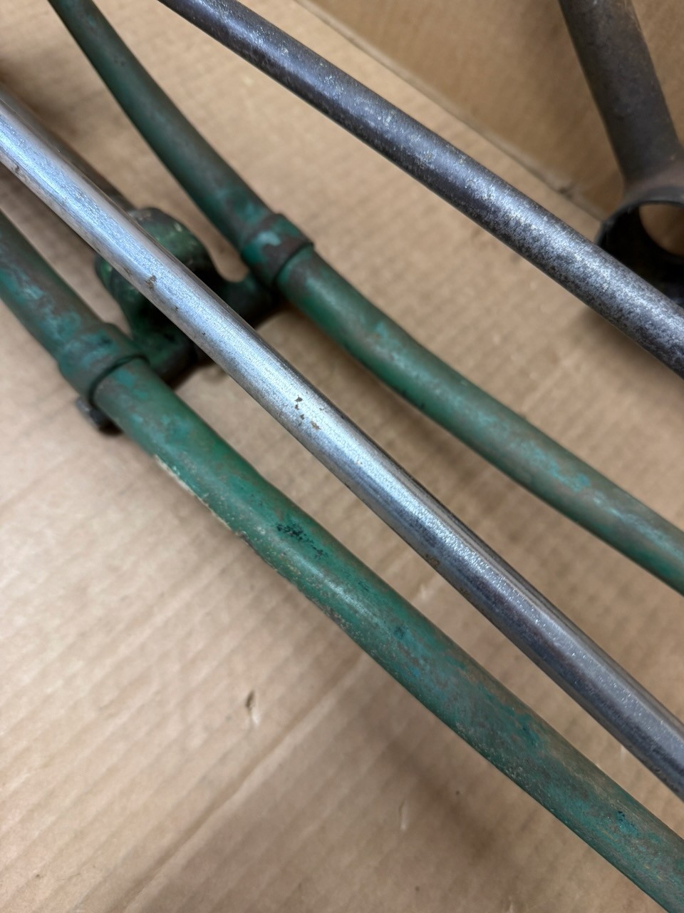 Schwinn 1949 Whizzer 26" Bicycle Frame & Springer Fork Needs Restored