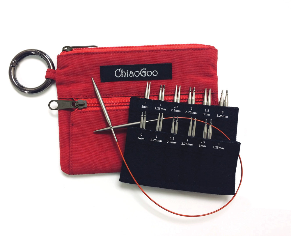 ChiaoGoo TWIST Shorties (US-0 thru US-3) Interchangeable Knitting Set