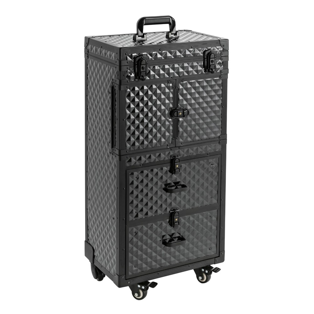 Rolling Cosmetic Case Hairdressing Rolling Case Makeup Rolling Train Case