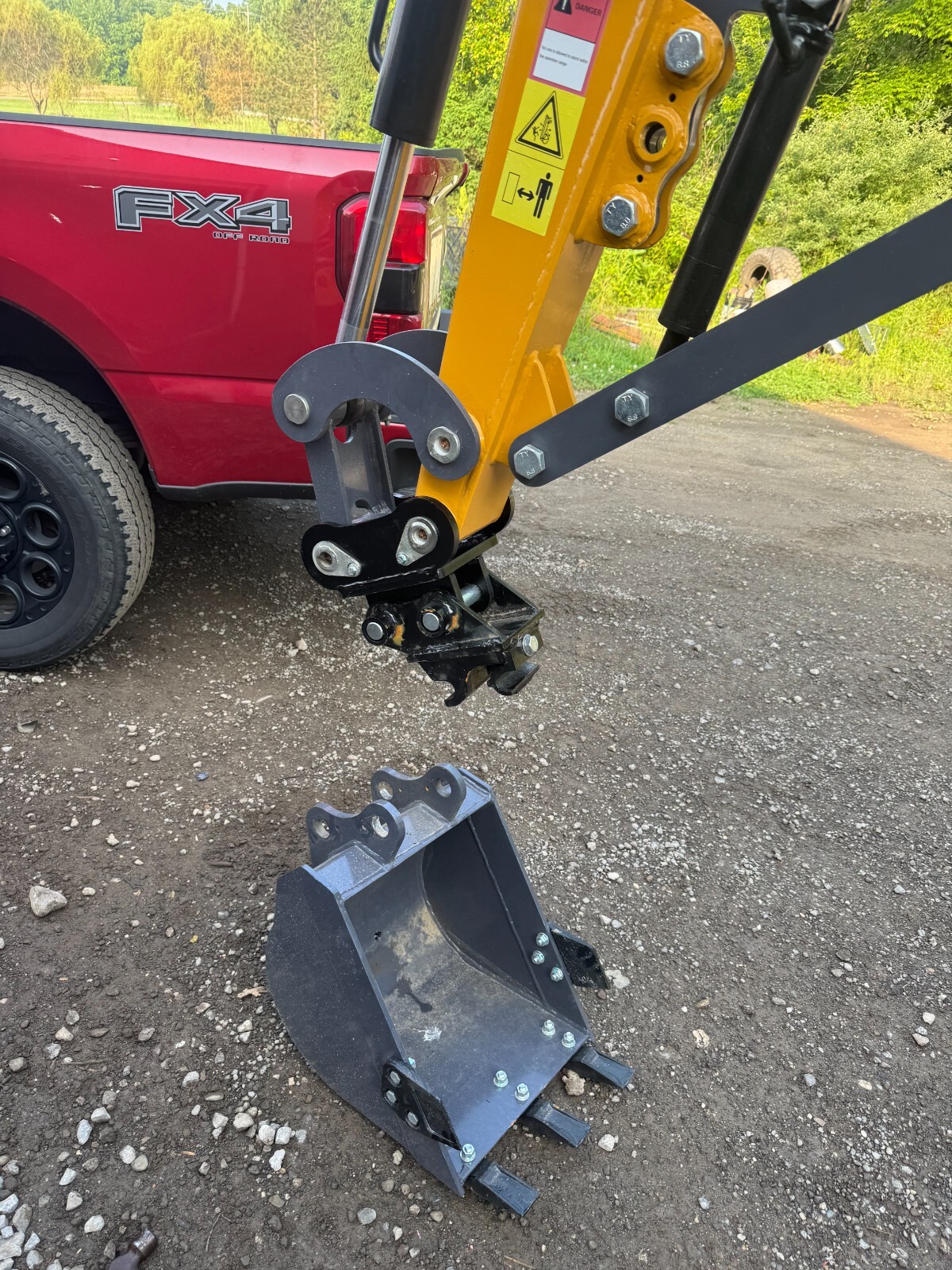 Adapter for AGT QNT30 QNT50 Bobcat to fit 25MM Attachments- Custom MADE IN OHIO!