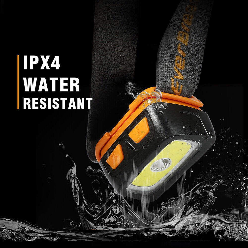 EverBrite LED Headlamp Rechargeable 7 Lighting Modes Red＆Green Light Tail Light