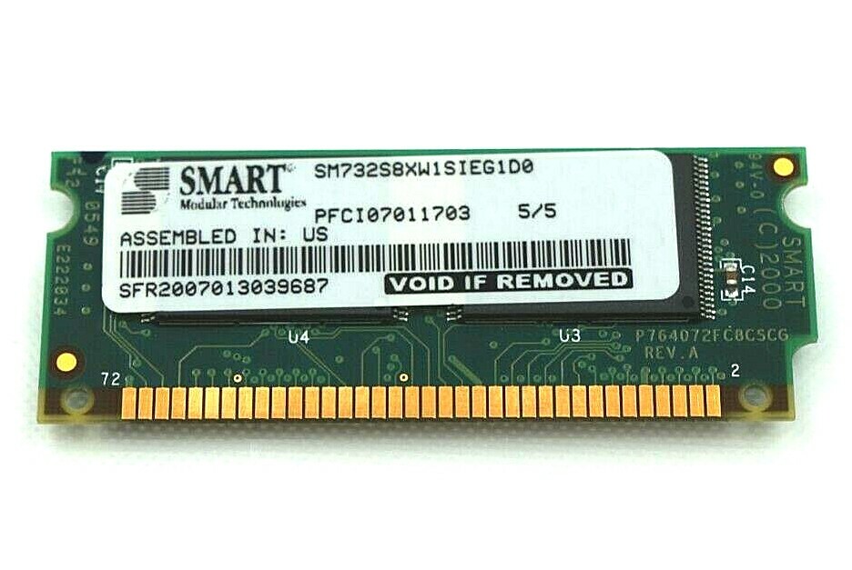 SMART SM732S8XW1SIEG1D0 RAM Memory 72P 64MB
