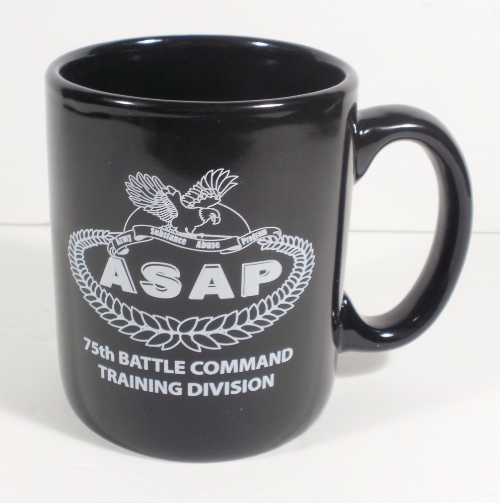 Vintage coffee mug US Army 75th Battle Command Training Division