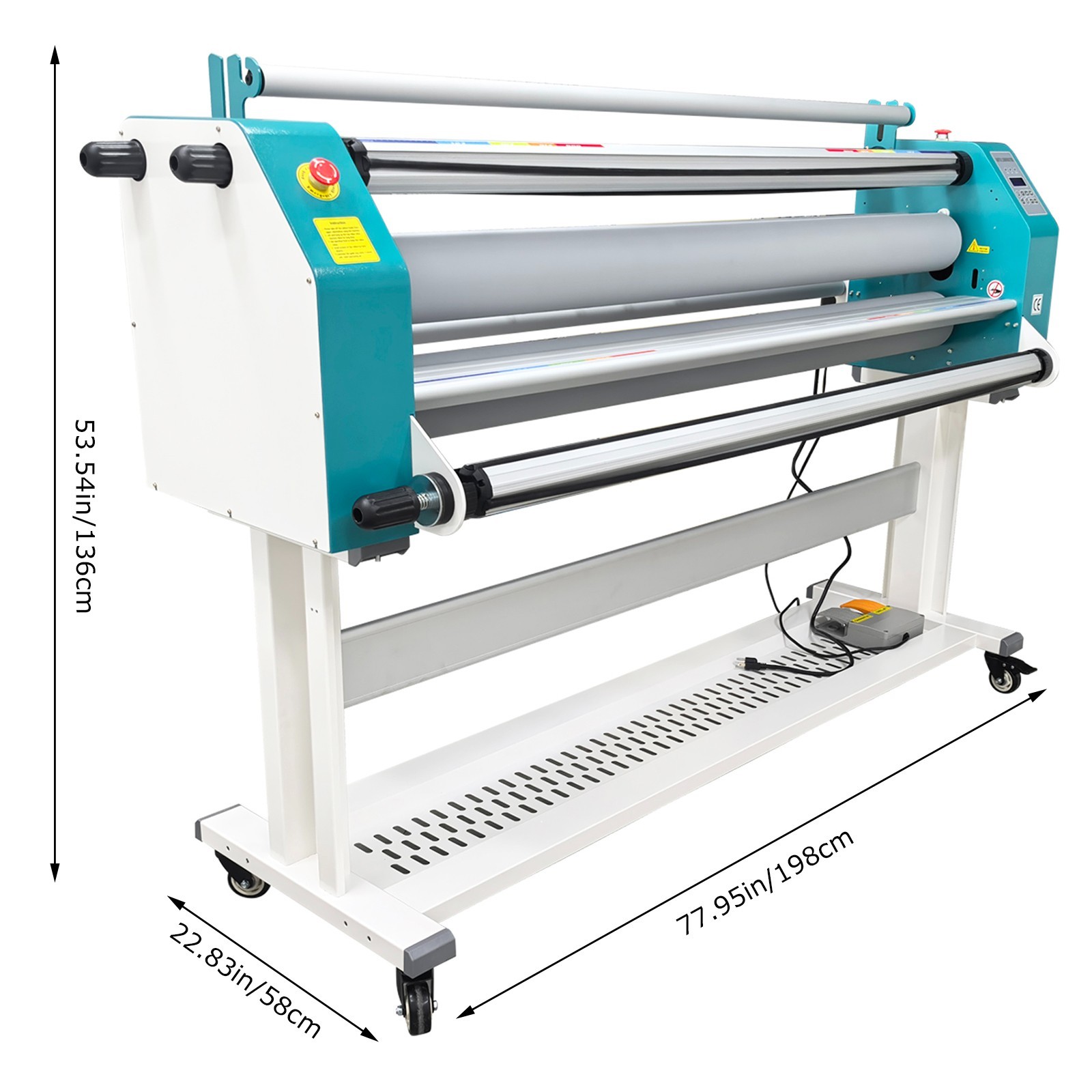 64 inch Fully Automatic Pneumatic Single-sided Laminating Machine Office 110V