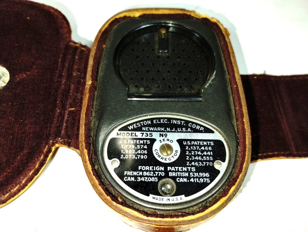 Weston Master ll Diamond Universal Exposure Meter Model 735