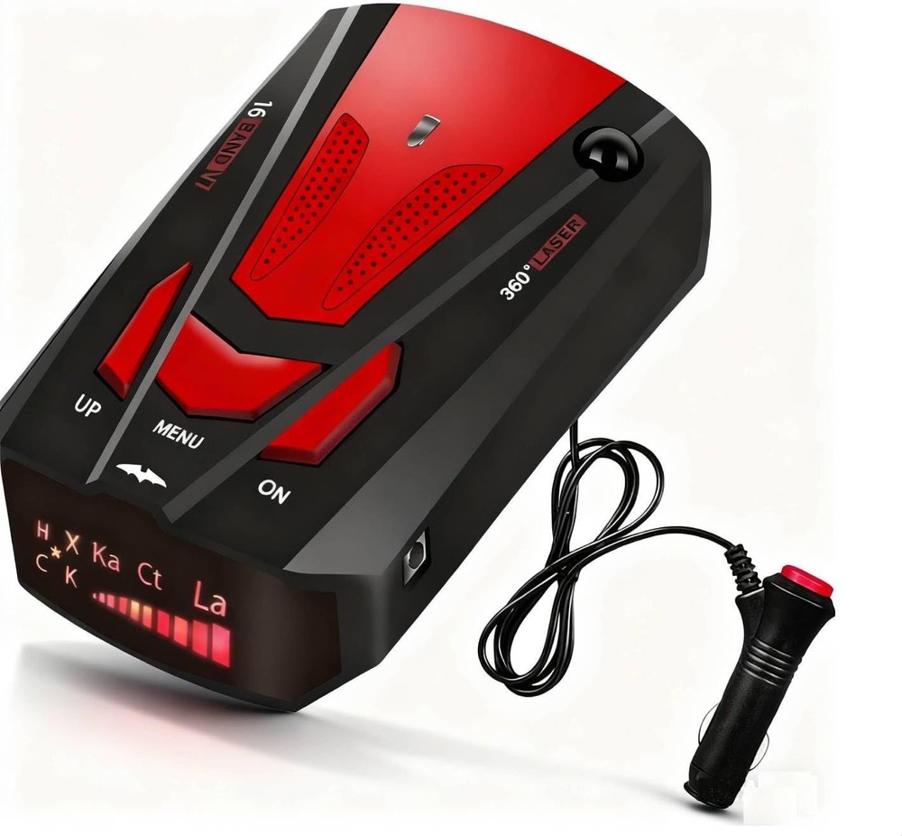 Radar Detector - Full Frequency Detection with Real-Time Voice Alerts