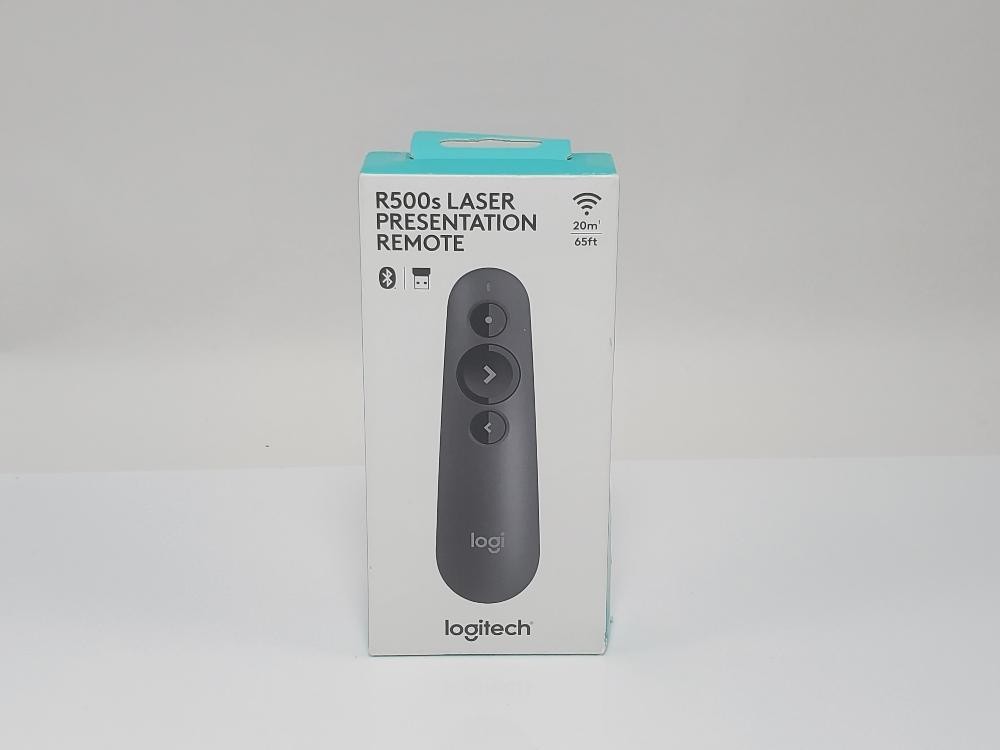 Logitech R500s Wireless Presenter - Laser Pointer PowerPoint Clicker USB