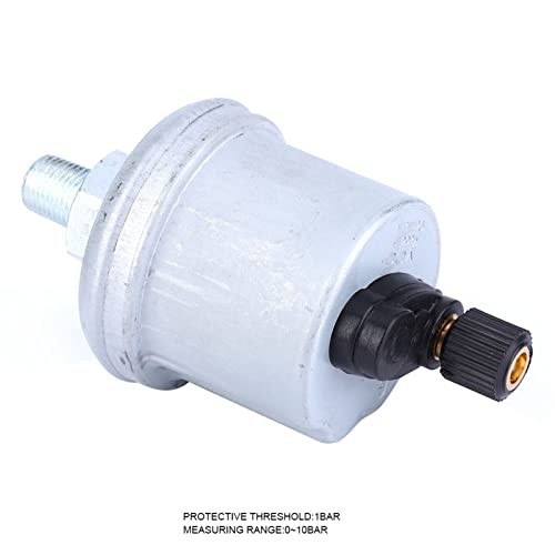 Oil Pressure Sensor, 1/8-27 NPTF Thread Car Engine Oil Pressure Sensor