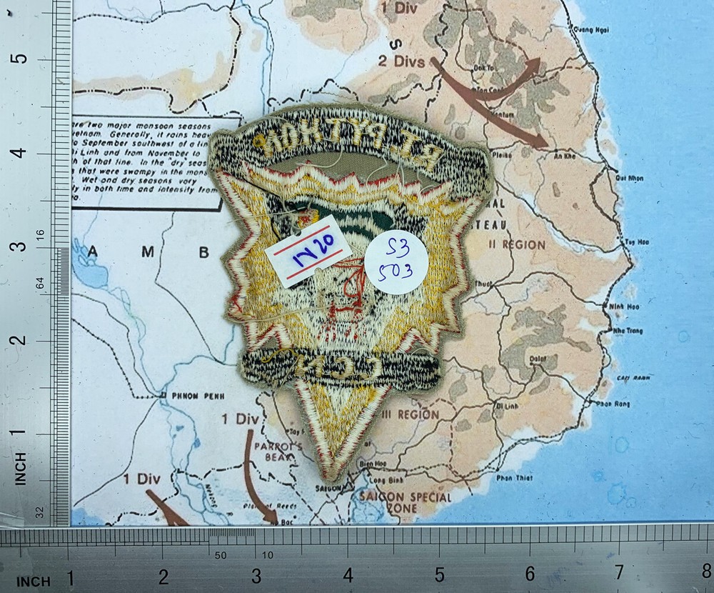 Patch , USSF , 5th SFGrp MACV-SOG , CCN , CCN , CCC , CCS RT PYTHON PATCH , S3