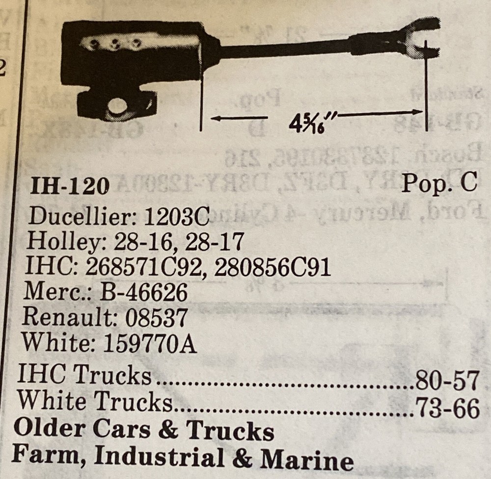Standard IH-120 Condenser