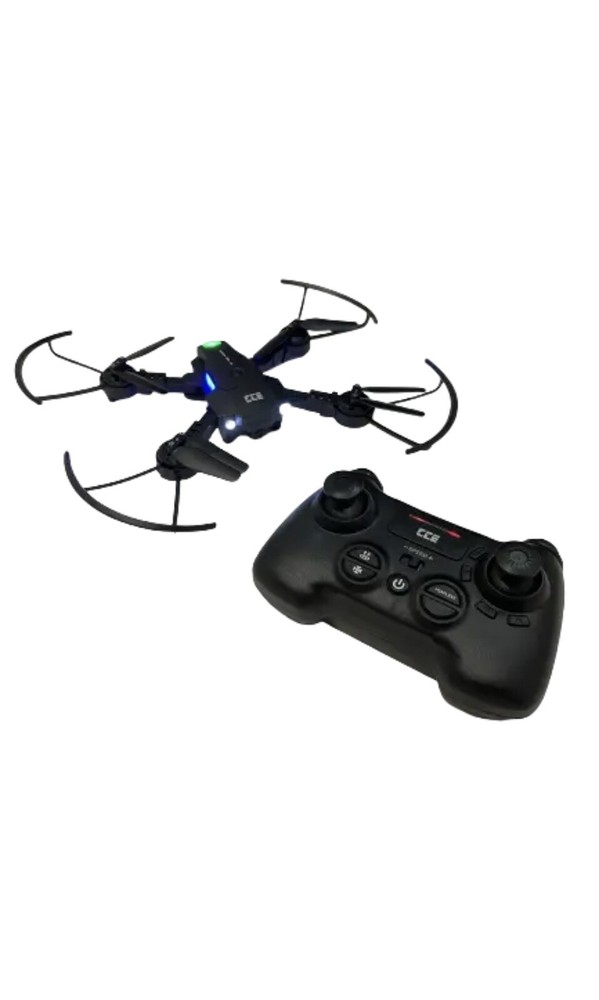 CCE Mini Folding Drone UAV with Altitude Hold, Flips, Headless Mode, 2 Batteries