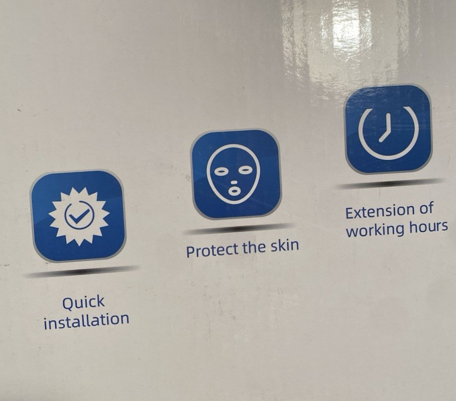 NUSIGN 23-24" Easy Hang Blue Light Blocking Screen Protector Panel for Desktop