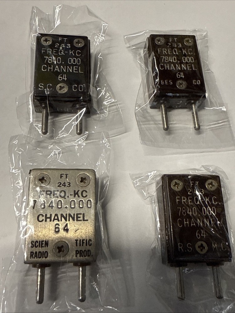 one FT243 quartz crystal 7840.000 KC from the list below: