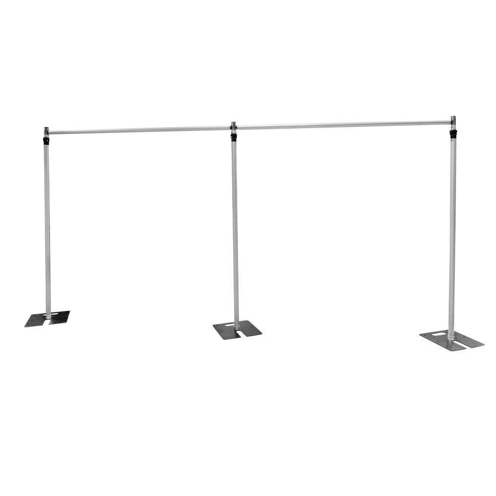 20x10ft Adjustable Photography Background Support Pipe Drape Backdrop Stand Kit