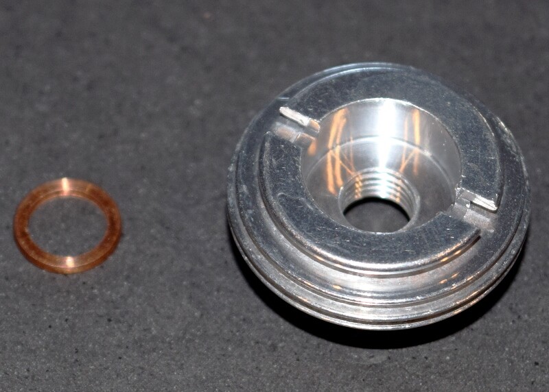 Cox .09 Tee Dee Medallion Airplane Engine Glow Head Adapter - Std Plug (1/4") 09