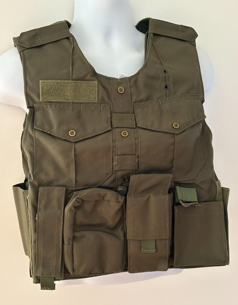 SECOND CHANCE Standard Armor Carrier Side Open Fix Pocket S/M 2015-2017 Green