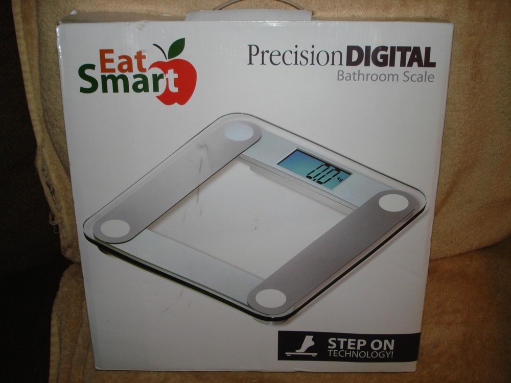 EatSmart ESBS-01 Extra Large Precision Digital Bathroom Scale - Silver New
