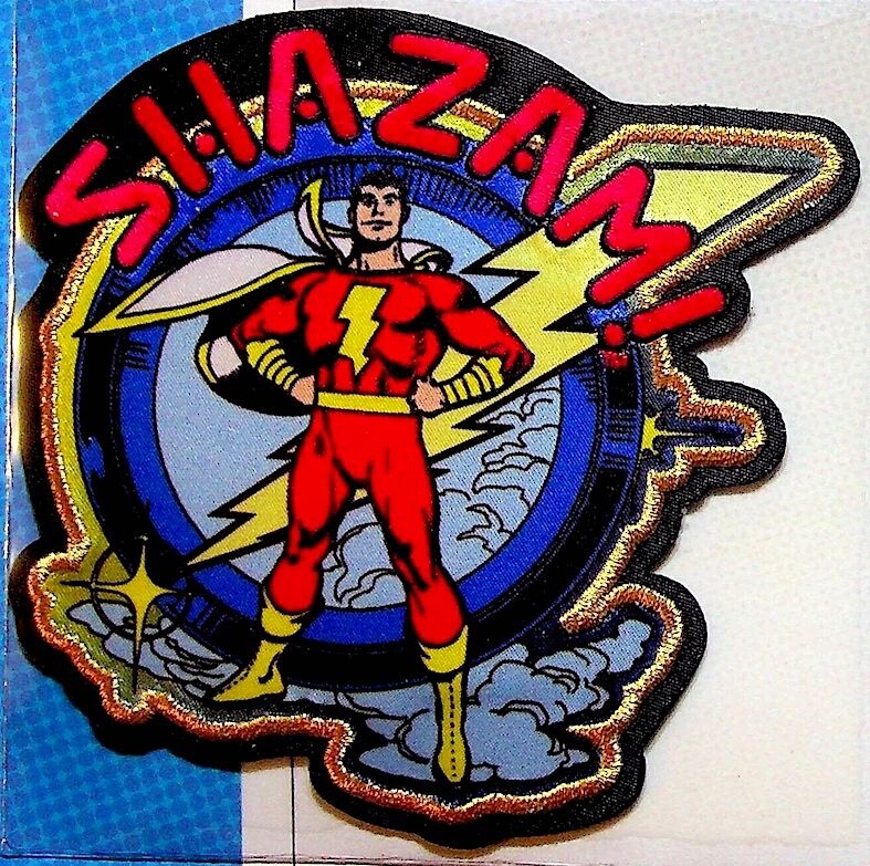 PLASTIC MAN PATCH on INFO CARD Willabee & Ward DC COMICS PATCH COLLECTION