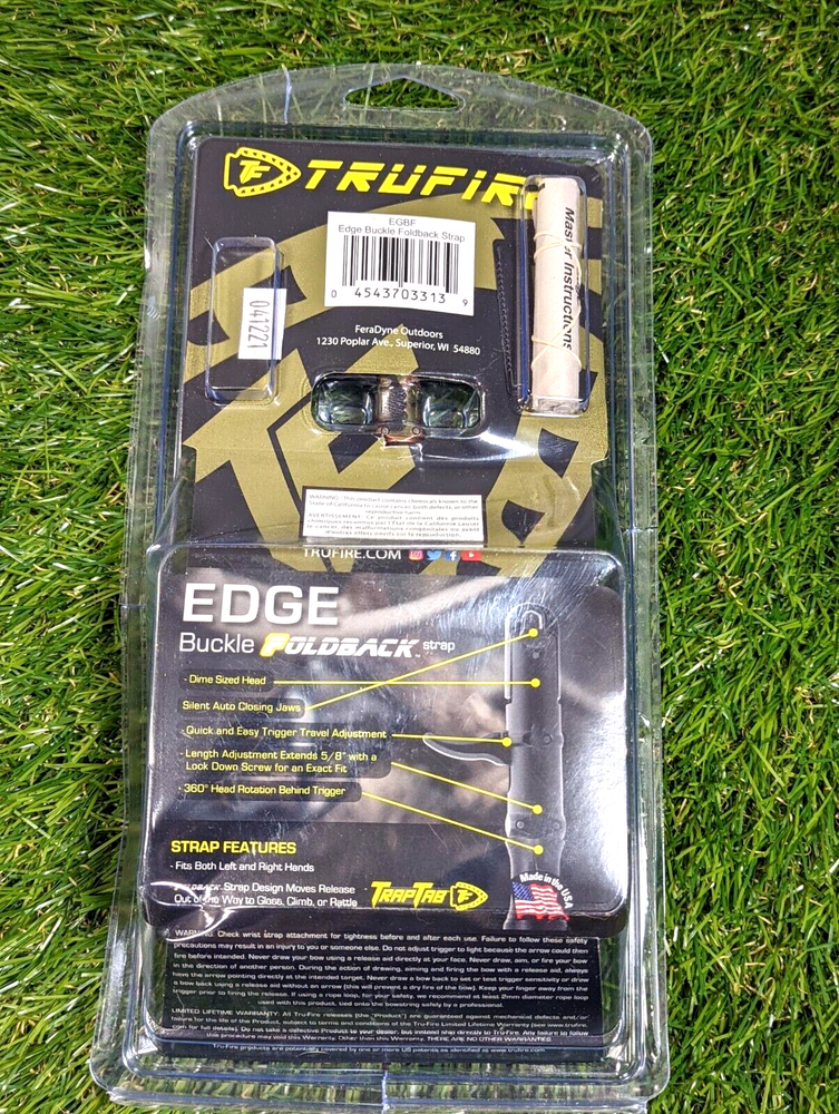 **NEW** Tru-Fire EDGE Buckle Foldback - Camo (EGBF)