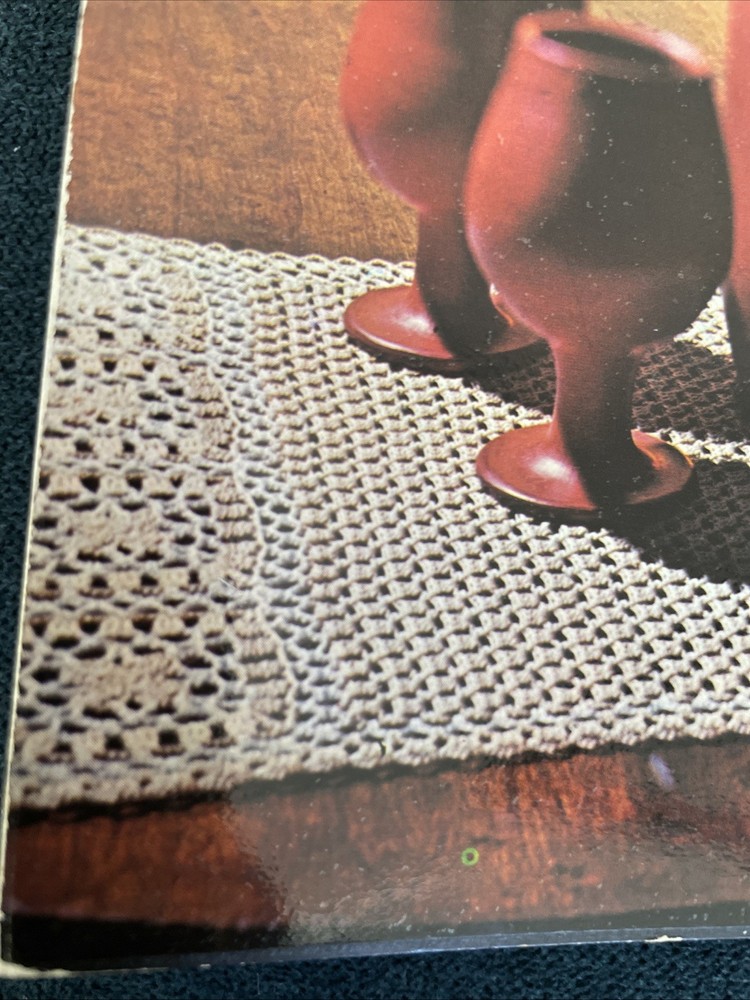 DMC Crochet Thread Pattern Book Curtains-tablecloths-placemats Patterns