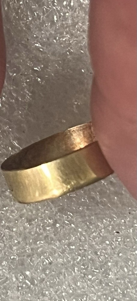 LHS Sterncrest 14K Solid Gold Pipe Band 8mm Replacement Part (0.3g)