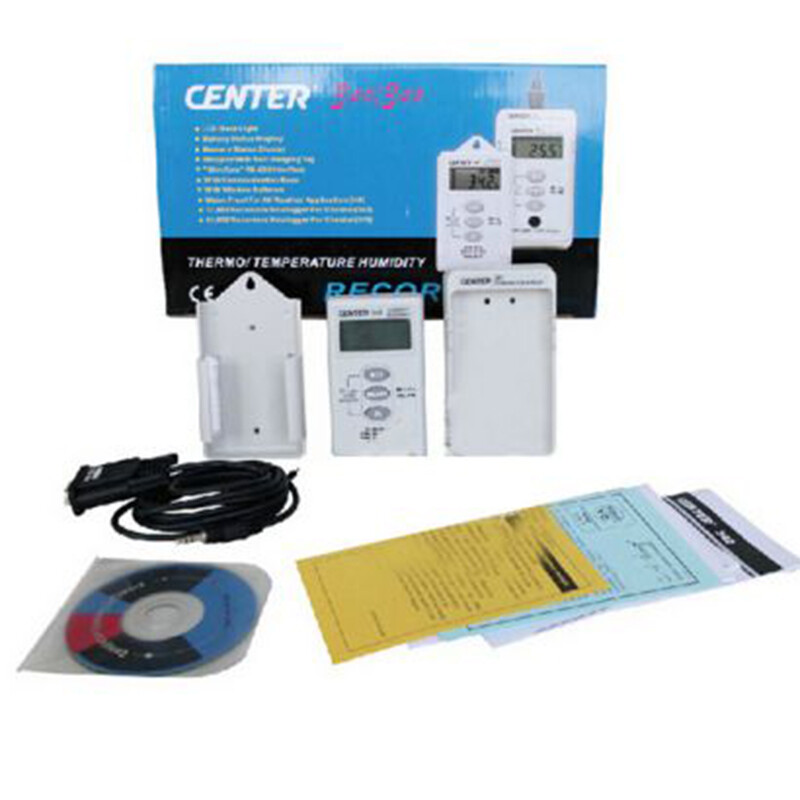 CENTER-342 Humidity Temperature Dataloggers Wall Mount Pc Interface New #