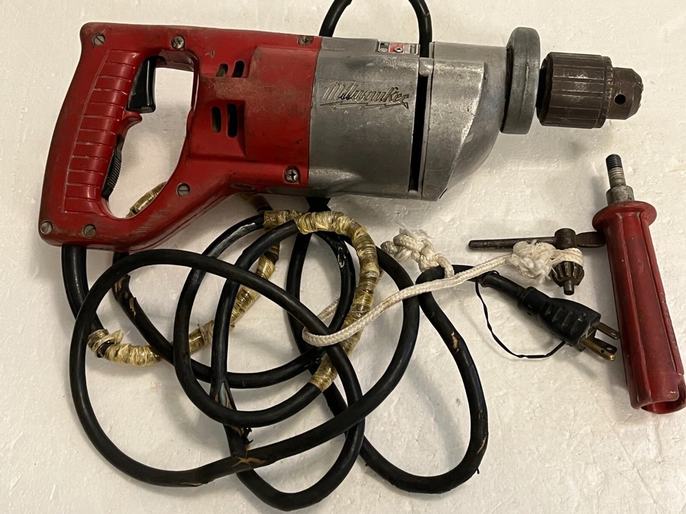 Milwaukee Hammer Drill, Black & Decker Drill + 18 Drill Bits/Tools + DeWalt Case