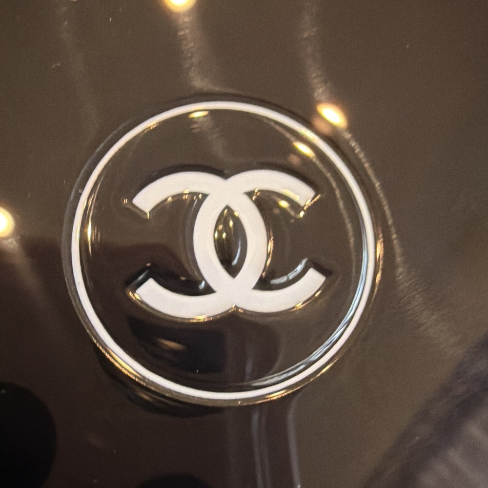 Chanel Mirror Duo Compact Double Facette Makeup Mirror Black