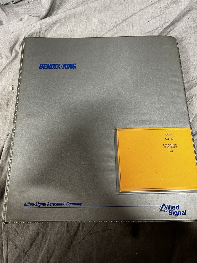 Bendix/king KN 40 Navigation Converter Instruction Manual 1990