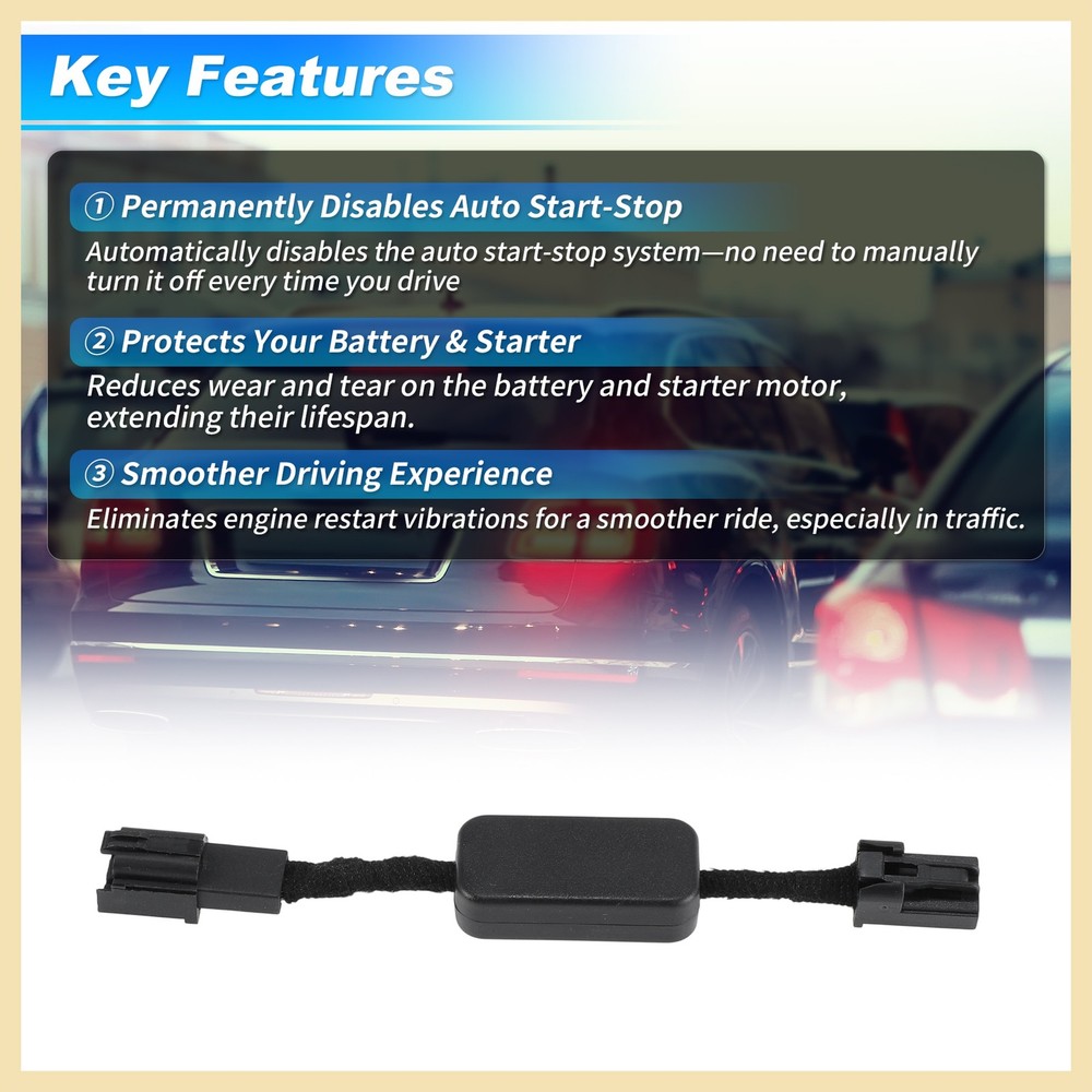 Auto Start Stop Eliminator for Jeep Compass 22-2025 Auto Stop Start Disable